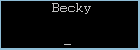 Becky 