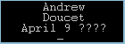 Andrew Doucet